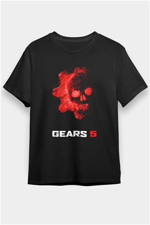 Gears of War Siyah Unisex Tişört T-Shirt