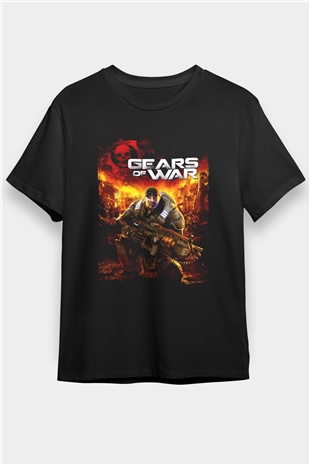 Gears of War Siyah Unisex Tişört T-Shirt