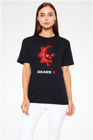Gears of War Siyah Unisex Tişört T-Shirt