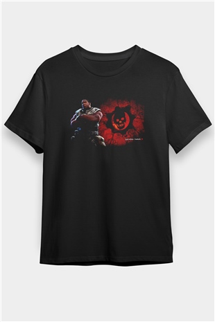 Gears of War Siyah Unisex Tişört T-Shirt