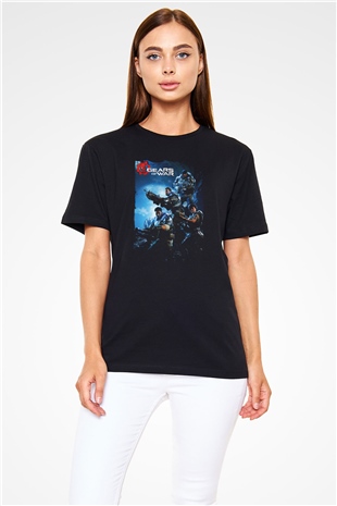 Gears of War Siyah Unisex Tişört T-Shirt