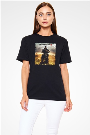 Gears of War Siyah Unisex Tişört T-Shirt