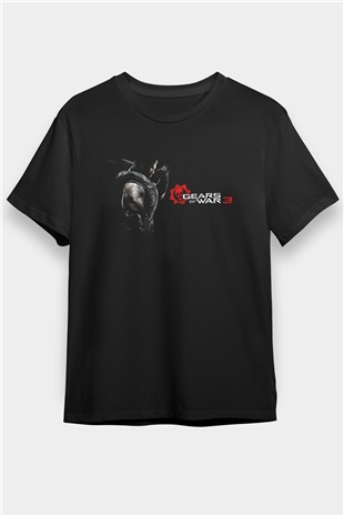 Gears of War Siyah Unisex Tişört T-Shirt