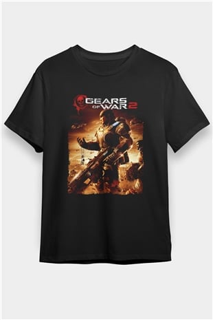 Gears of War Siyah Unisex Tişört T-Shirt