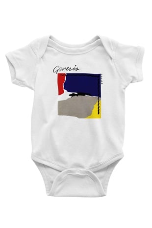 Genesis Baskılı Beyaz Unisex Bebek Body - Zıbın