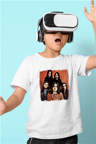 Genesis Baskılı Unisex Beyaz Çocuk Tişört