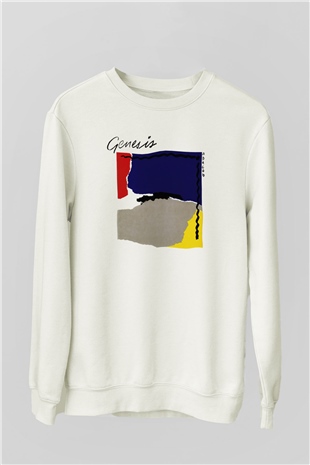 Genesis Beyaz Unisex Sweatshirt