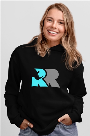 Gergedan Siyah Unisex Hoodie