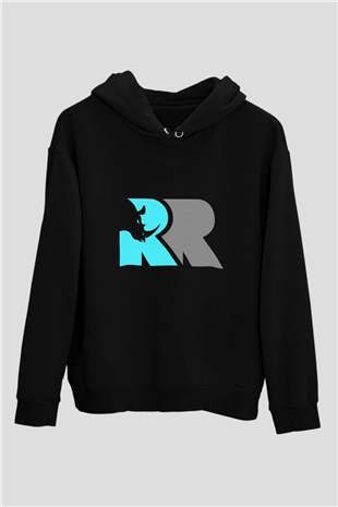 Gergedan Siyah Unisex Hoodie