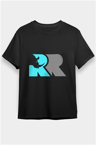 Gergedan Siyah Unisex Tişört T-Shirt - TişörtFabrikası