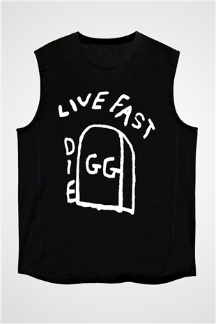 GG Allin Siyah Unisex Kolsuz Tişört
