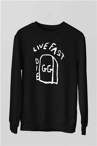 GG Allin Siyah Unisex Sweatshirt