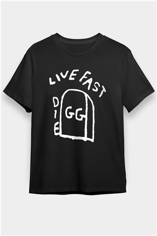 GG Allin Siyah Unisex Tişört T-Shirt - TişörtFabrikası