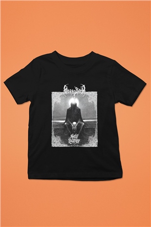 Ghost Bath Baskılı Unisex Siyah Çocuk Tişört - Tshirt