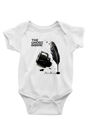 Ghost Inside Baskılı Beyaz Unisex Bebek Body - Zıbın