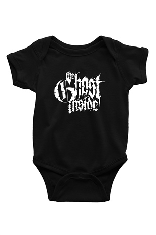 Ghost Inside Baskılı Siyah Bebek Body - Zıbın