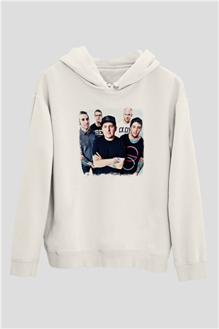 Ghost Inside Baskılı Unisex Beyaz Hoodie