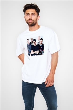 Ghost Inside Baskılı Unisex Beyaz Oversize Tişört