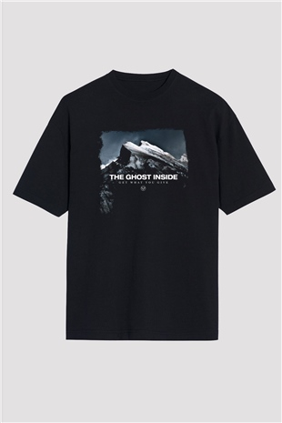 Ghost Inside Baskılı Unisex Siyah Oversize Tişört
