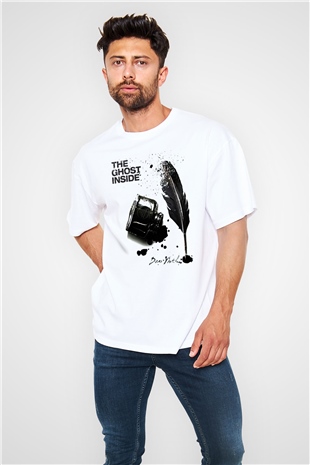 Ghost Inside Beyaz Unisex Oversize Tişört T-Shirt