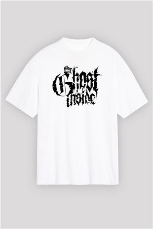 Ghost Inside Beyaz Unisex Oversize Tişört T-Shirt