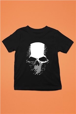 Ghost Recon Baskılı Siyah Unisex Çocuk Tişört