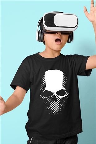 Ghost Recon Baskılı Siyah Unisex Çocuk Tişört