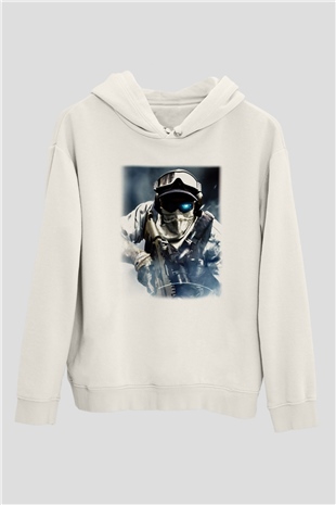 Ghost Recon Beyaz Unisex Kapşonlu Sweatshirt