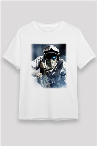 Ghost Recon Beyaz Unisex Tişört T-Shirt