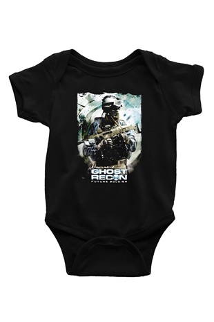 Ghost Recon Siyah Bebek Body - Zıbın
