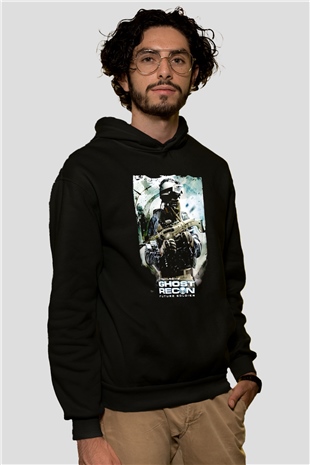 Ghost Recon Siyah Unisex Hoodie