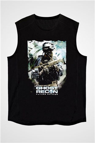 Ghost Recon Siyah Unisex Kolsuz Tişört