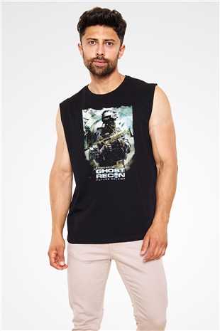 Ghost Recon Siyah Unisex Kolsuz Tişört