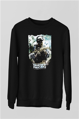 Ghost Recon Siyah Unisex Sweatshirt