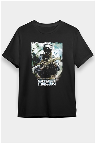 Ghost Recon Siyah Unisex Tişört T-Shirt