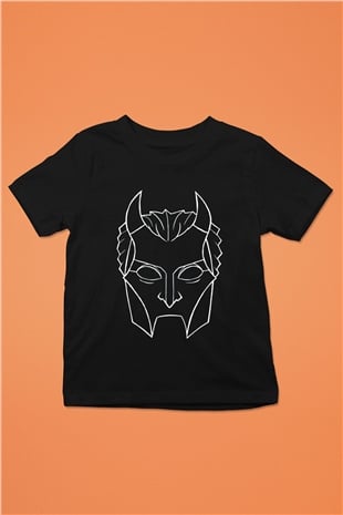 Ghost Siyah Unisex Çocuk Tişört