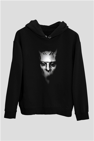 Ghost Siyah Unisex Hoodie