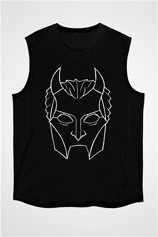 Ghost Siyah Unisex Kolsuz Tişört