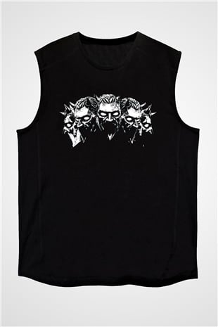 Ghost Siyah Unisex Kolsuz Tişört