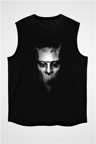 Ghost Siyah Unisex Kolsuz Tişört