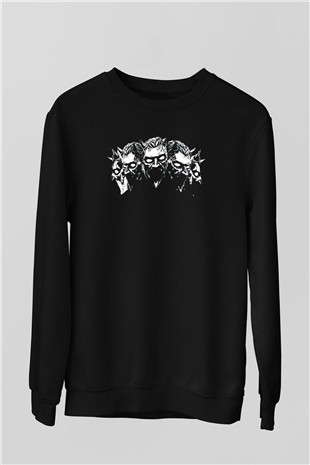 Ghost Siyah Unisex Sweatshirt