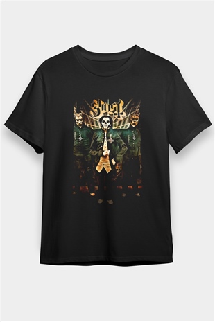 Ghost Siyah Unisex Tişört T-Shirt - TişörtFabrikası