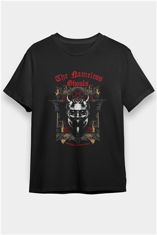 Ghost Siyah Unisex Tişört T-Shirt - TişörtFabrikası