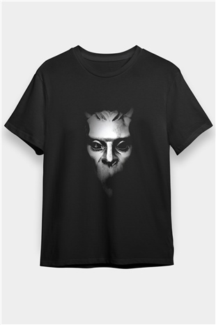 Ghost Siyah Unisex Tişört T-Shirt - TişörtFabrikası