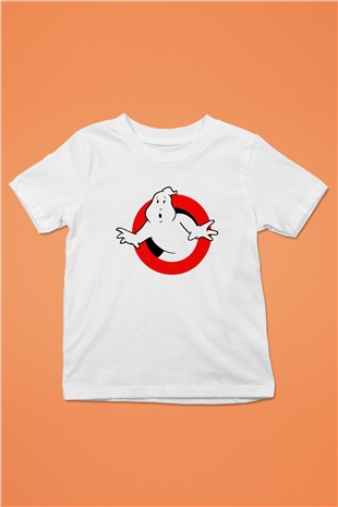 Ghostbusters Hayalet Avcıları Baskılı Beyaz Unisex Çocuk Tişört