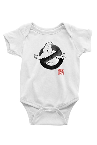 Ghostbusters Hayalet Avcıları Beyaz Bebek Body - Zıbın