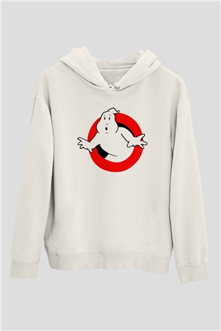 Ghostbusters Hayalet Avcıları Beyaz Unisex Hoodie