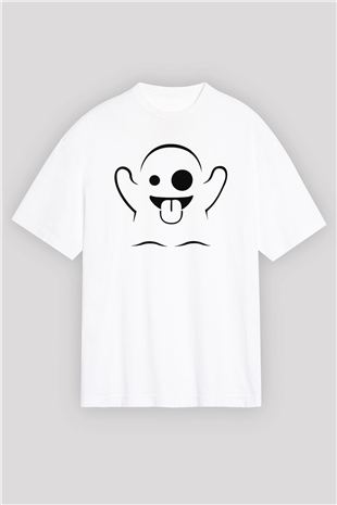 Ghostbusters Hayalet Avcıları Beyaz Unisex Oversize Tişört T-Shirt