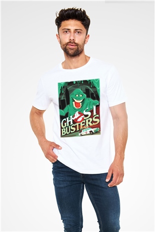 Ghostbusters Hayalet Avcıları Beyaz Unisex Tişört T-Shirt