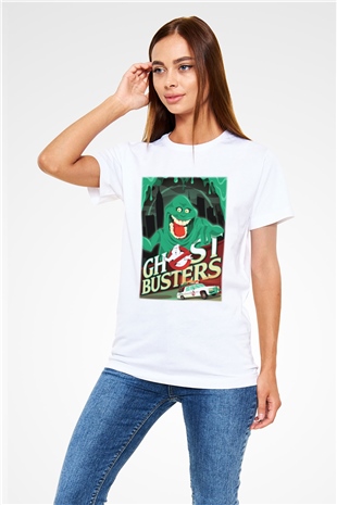 Ghostbusters Hayalet Avcıları Beyaz Unisex Tişört T-Shirt